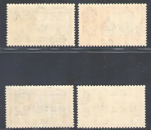 1935 Britische Jungferninseln, Stanley Gibbons Nr. 103-06 - MNH **