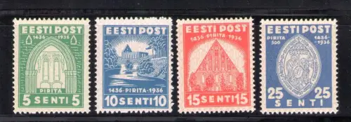1936 Estland - Kreuzgang St. Brigida Nr. 146/149 3 Werte postfrisch**