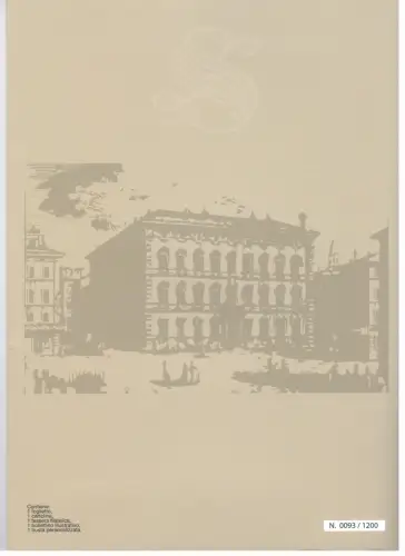 2019 ITALIEN, Box - Folder Cesare Maccari + Münzserie mit 9 Werten mit Silber - 1.200 Auflage postfrisch **