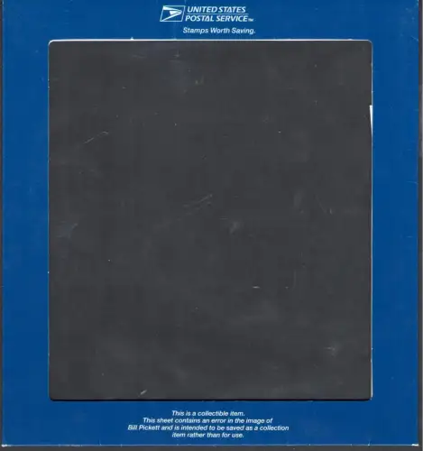 1994 USA, Legends of the West, Bill Pickett Falsch, MNH**