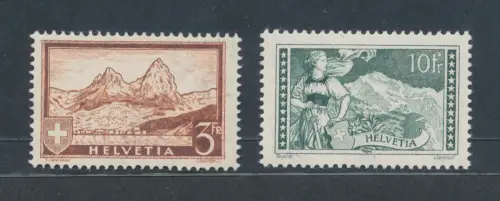 1930-31 SCHWEIZ, Nr. 244-245, Ansichten, postfrisch**