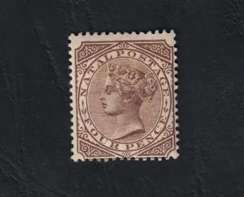 1874 WEIHNACHTEN, Stanley Gibbons # 69,4 Pence braun, MH*