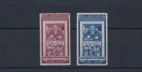 1951 Vatikan, Luftpost, Monaco Graziano, postfrisch ** signiert Raybaudi
