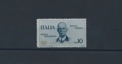 1934 Königreich Italien - Flugdienst - 10 Lire Schiefer Coroncina - MNH ** Bolaffi Zertifikat - Signatur Diena - Bolaffi