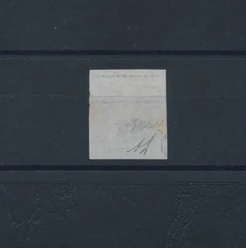 1851 Toskana, Nr. 7, 6 Crazie, Schiefer auf grau, gebraucht, Signaturen A. Diena und Giulio Bolaffi