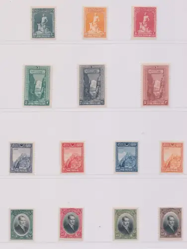 1926 Türkei - Verschiedene Themen, Ordentliche Serie, 14 Werte Nr. 695/708, postfrisch**