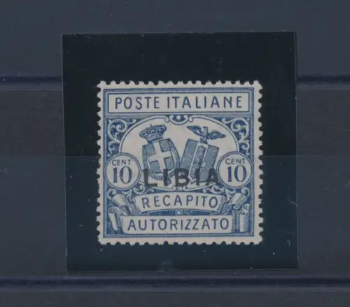 1929 LIBYEN, Autorisierte Zustellung Nr. 2, gezahnt 14, zentriert, postfrisch **