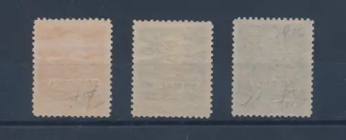 1925-26 SOMALIA - Nr. 67/69, Jubiläum des Königs, 3 Werte, 11 gezähnt, Zertifikat Chilius + Unterschriften auf der Rückseite - postfrisch**