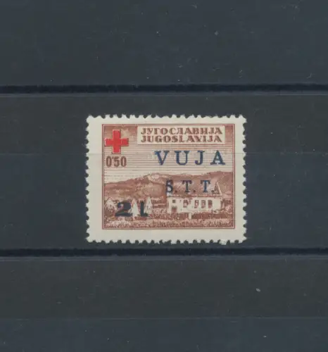 1948 TRIEST B, Nr. 4 - Pro Rotes Kreuz, 1 Wert, postfrisch **