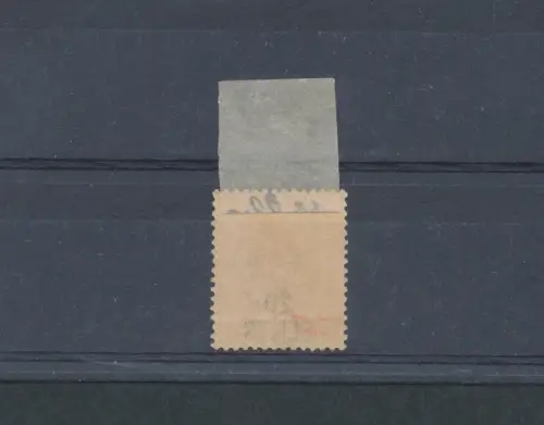 1885 HONGKONG - SG 40 - 20 Cent auf 30 Cent orange rot, MLH*