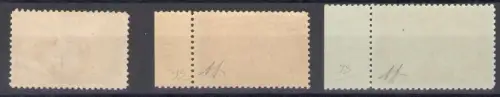 1948 ISRAEL, Alte Jüdische Münzen, ohne Unterband, Nr. 1/9 UNified, MNH** (N.7 MLH*) - Signature Alberto Diena