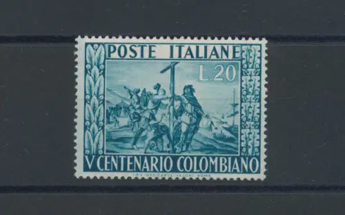1951 Italien - Republik, Christoph Kolumbus, 1 Wert, Nr. 660, postfrisch **