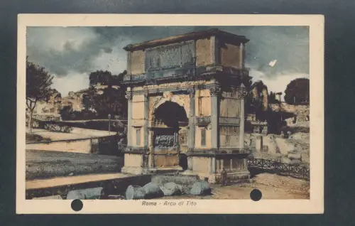 1932 - 23.3.1932 - Dante Alighieri Postkarte von Rom nach Mailand - Luftpost - 3 Werte - Nr. 306+ A26/27