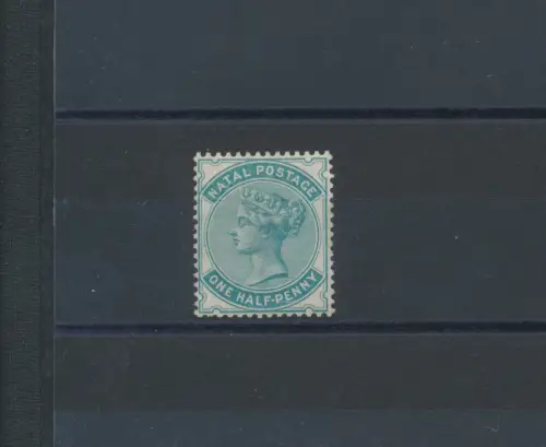 1880 WEIHNACHTEN, SG. 96, 1/2 d. blaugrün, WmK Crown CC, MH*