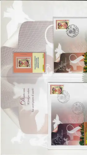 2006 Italien, den 18-Jährigen gewidmet 2 Folder # 119/120, postfrisch **