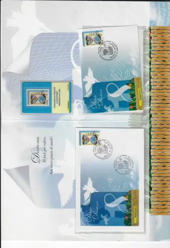 2006 Italien, den 18-Jährigen gewidmet 2 Folder # 119/120, postfrisch **