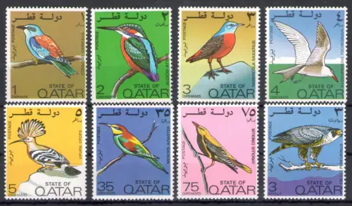 1972 QATAR, SG Nr. 391/98 - Vögel - postfrisch **