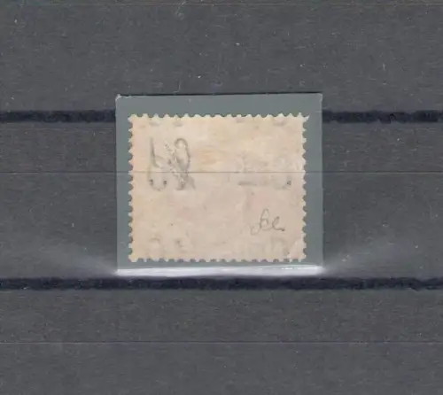 1892 SAN MARINO, Nr. 10, 10 Cent auf 20 Cent rot - Dreifachaufdruck - Zertifikat Chili - MLH* - Nicht katalogisiert