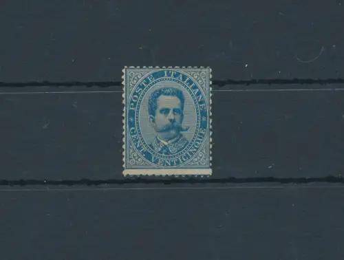 1879 Italien - Königreich, Nr. 40, Umberto I - 25 Cent hellblau, postfrisch** - Raybaudi Zertifikat