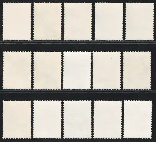 1964 CHINA, Mi.Nr. 795/809, Pfingstrose, postfrisch**