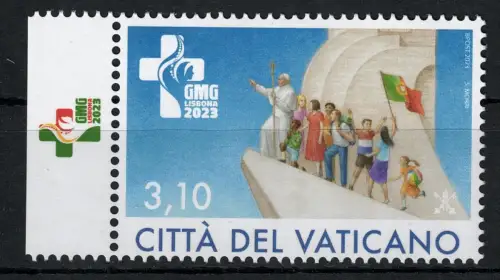 2023 Vatikan, Weltjugendtag, Rückzug Nr. 1531, postfrisch **