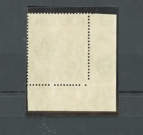 1913 ANTIK, Stanley Gibbons Nr. 51, Bildnis im Rahmen von Georg VI., Tischnummer Blattwinkel - MLH*