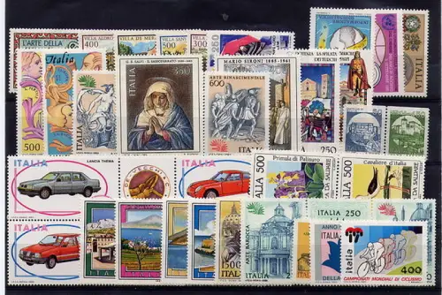1980-1989 Italien, komplette Jahrgänge SONDERANGEBOT, postfrisch - postfrisch **