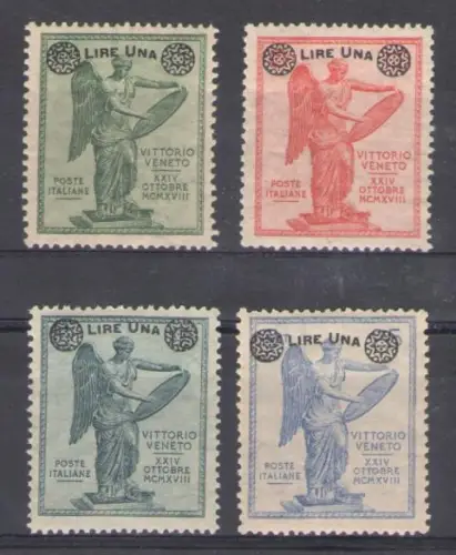 1924 Italien - Vittoria Soprastampata n. 158/161 - postfrisch **