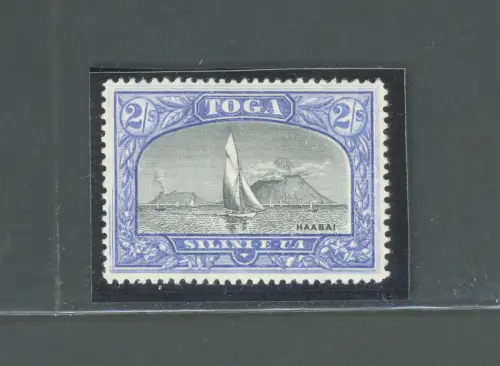 1897 TONGA - Stanley Gibbons Nr. 51 - 5 Scellini Black and Ultramarine - MNH **