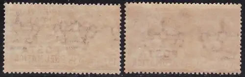 1927-28 Königreich Italien, Luftpost 12/13 MNH/**