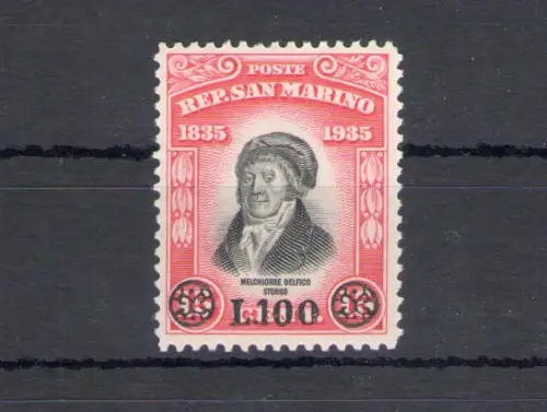 1948 SAN MARINO, Nr. 341 Delfico überdruckt - postfrisch **