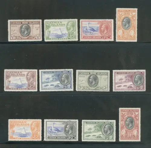 1935 CAYMAN ISLANDS, Stanley Gibbons Nr. 96-107 - Giorgio V - MH*