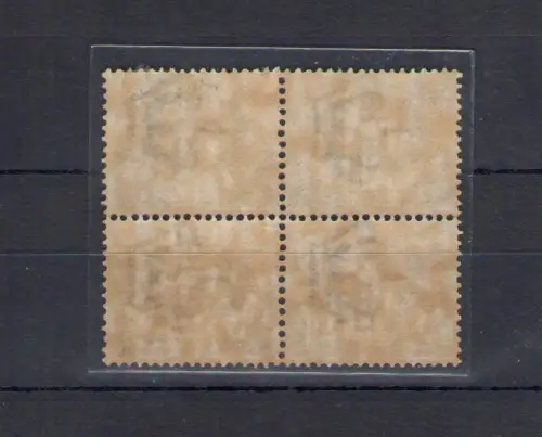 1894 San Marino, Sächsischer Katalog Nr. 31 - 1 Übersee-Lira Viererblock - postfrisch** - Raybaudi Gold Zertifikat