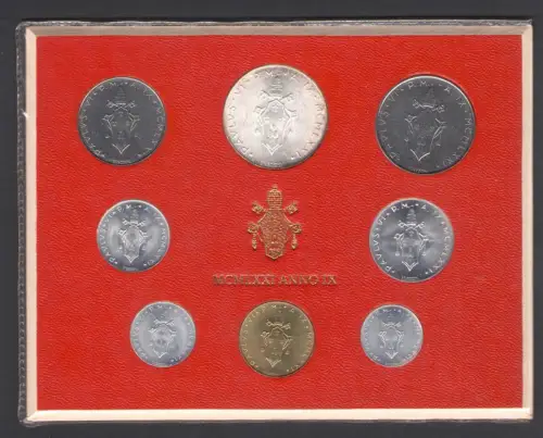 1971 Vatikan, Paul VI., Jahr IX, kompletter Jahrgang FDC