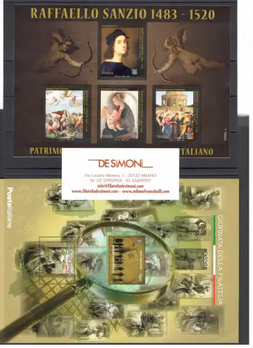 2020 Italien Republik, kompletter Jahrgang, 85 Werte + 4 Zettel - postfrisch **