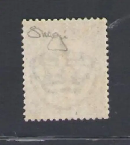 1865 Italien, Hufeisen II Typ # 24 - 20 Cent auf 15 Cent hellblau, postfrisch **