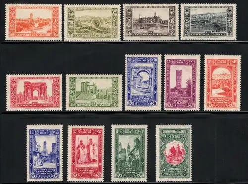 1930 ALGERIEN, Hundertjahrfeier Französisches Algerien, # 87/99, postfrisch **