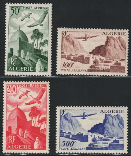 1949-53 ALGERIEN, Luftpost # 9/12, postfrisch **