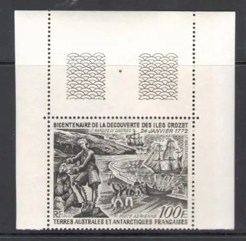 1972 TAAF - FRANZÖSISCHE ANTARKTIS - Luftpost Yvert Katalog Nr. 27 - MNH **