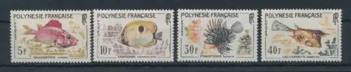 1962 Französisch-Polynesien - Fische - Nr. 18/21 - 4 Werte - postfrisch **