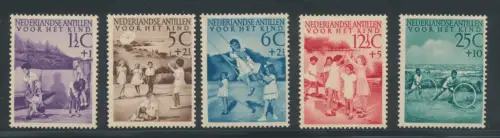 1951 Niederländische Antillen - Profit Kinderwerke - Yvert Katalog Nr. 222/226 - 4 Werte - postfrisch**