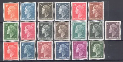 1948-53 Luxemburg - Großherzogin Carlotta, Nr. 413A-24, postfrisch**