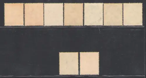 1932-36 Indien - Stanley Gibbson Nr. 232/38 - Nr. 239 - postfrisch**