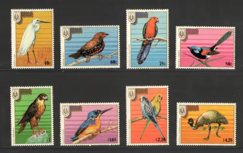 1986 Niue, Vögel - Yvert 500/07 - 8 Werte - postfrisch **
