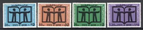 1972 QATAR, SG Nr. 411/14 - Internationales Jahr Buch - postfrisch **