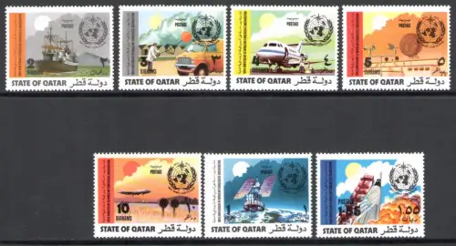 1973 QATAR, SG Nr. 471/77 - Meteorologische Organisation - MNH **