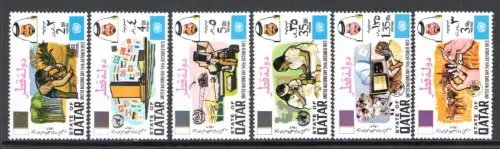 1973 QATAR, SG Nr. 483/88 - Vereinte Nationen - MNH **