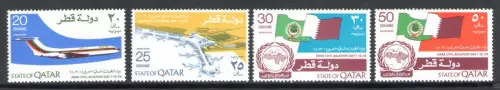 1974 QATAR, SG Nr. 525/28 - Zivilluftfahrt - postfrisch **