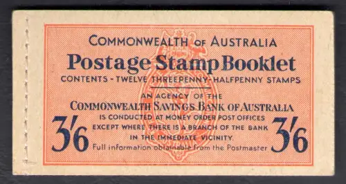 1952 Australien, Stanley Gibbons Nr. SB 30a - Libretto - MNH **