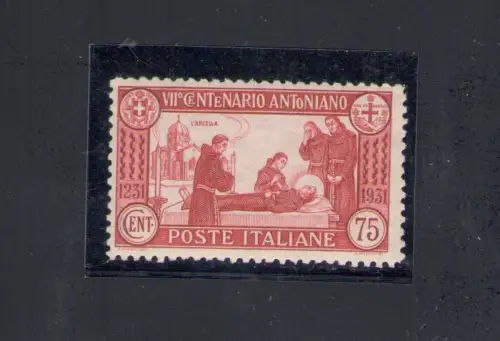1931 Italien, # 299 Sant'Antonio, gezähnt 12, postfrisch **